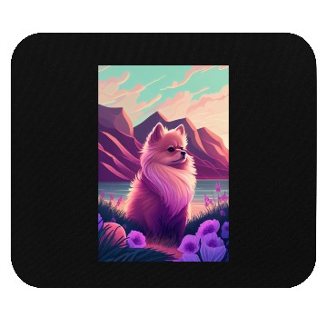 Discover Pomeranian Nature Mouse Pads