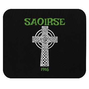 Discover Saoirse Meaning Freedom Irish Republican With Celt Mouse Pads