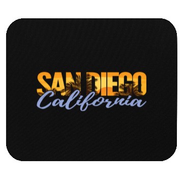 Discover San Diego California Beach Vacation Mouse Pads