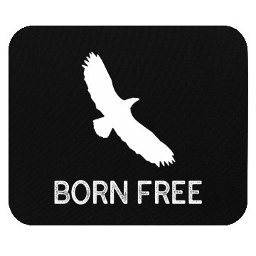 Discover Born Free Flying Eagle Mouse Pads