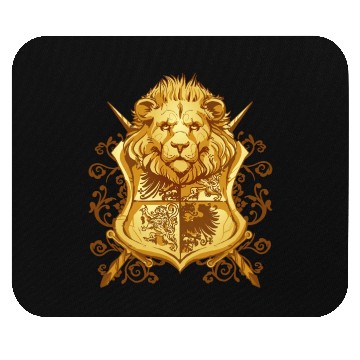 Discover Heraldic Lion Mouse Pads