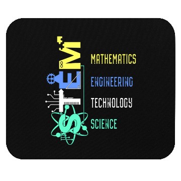 Discover Stem Teacher Science Technology Engineer Math Mouse Pads