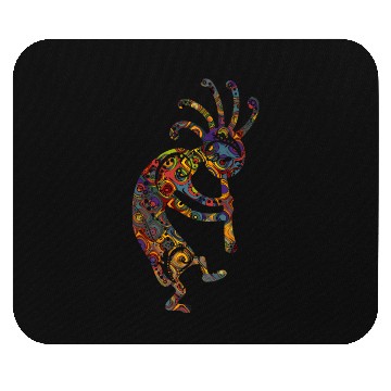 Discover Native American Kokopelli With Ornaments Mouse Pads
