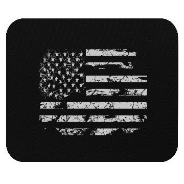Discover Distressed Usa Flag Mouse Pads