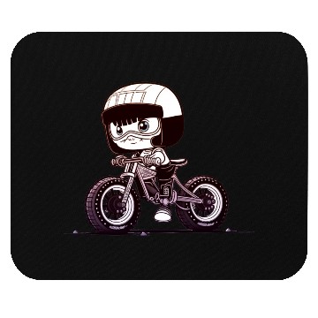 Discover Biker Cycling Funny Cyclist Tint Colorful Mouse Pads
