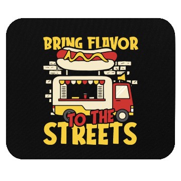 Discover Street Food Hotdog Mouse Pads
