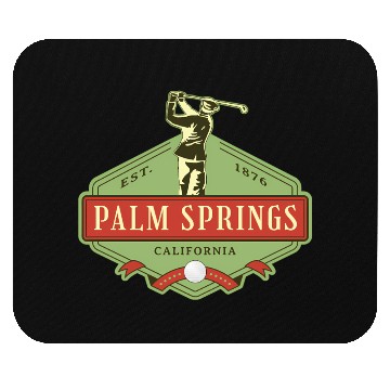 Discover Palm Springs California Golf Mouse Pads