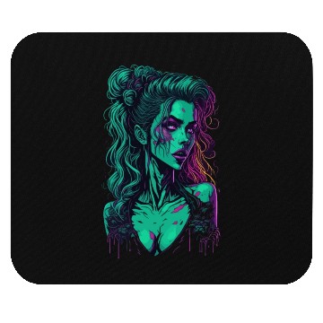 Discover Zombie Girl Mouse Pads