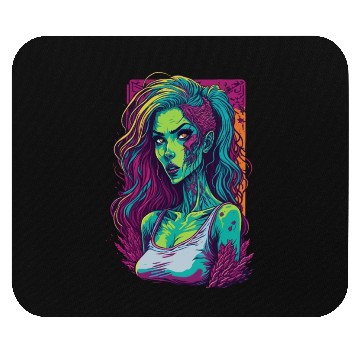 Discover Zombie Girl Mouse Pads
