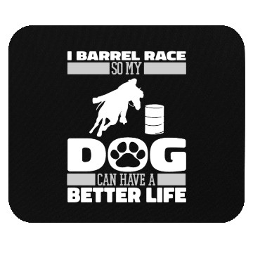 Discover Horse Barrel Racing Dog Mouse Pads
