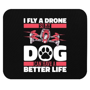Discover Drone Pilot Dog Mouse Pads
