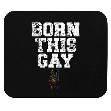 Discover Born This Gay Sexual Diversity Gay Pride LGBTQ Mouse Pads