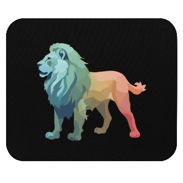 Discover Lion silhouette Mouse Pads