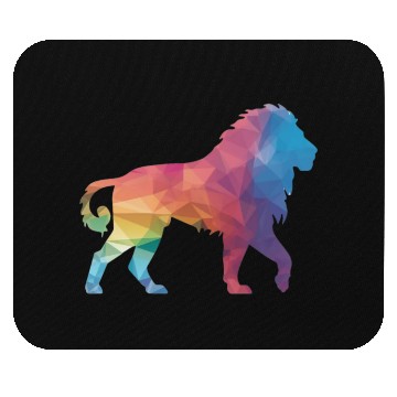 Discover Lion silhouette Mouse Pads