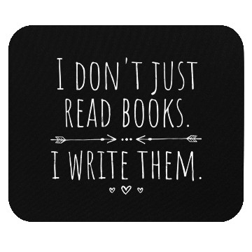 Discover I Write BooAuthor Writer Mouse Pads