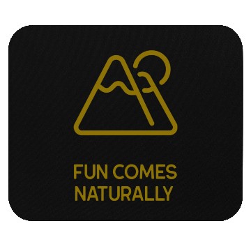 Discover Fun Comes Naturally Camping Mouse Pads