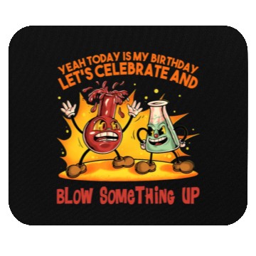 Discover Chemistry Science Chemist Student Funny Birthday Mouse Pads