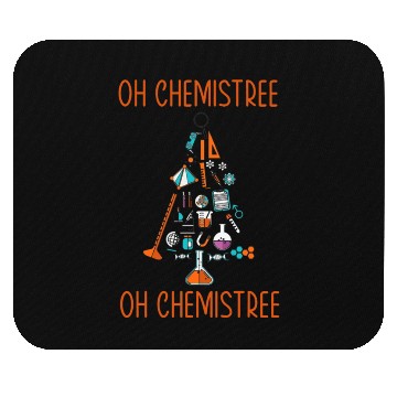 Discover Christmas Science Teacher Chemistry Scientist Mouse Pads