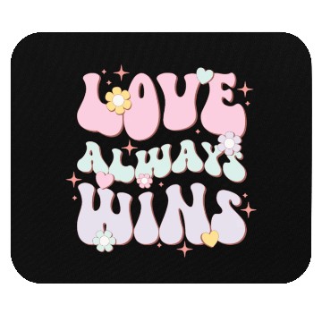 Discover Love Always Wins, LGBT Pride Month Mouse Pads