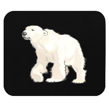 Discover Polar Bear Arctic Animal Realistic Mouse Pads