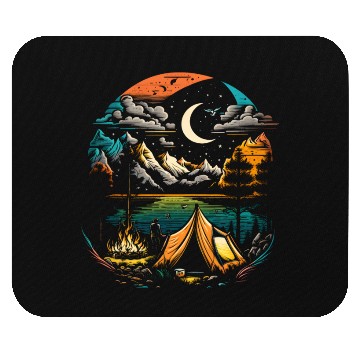 Discover Wild Night Beauty Colours Mouse Pads