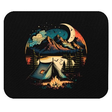 Discover Wild Night Lighting Mouse Pads