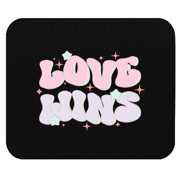 Discover Love Wins, LGBT Pride Month Mouse Pads