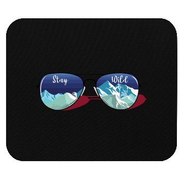 Discover Mountain Sun Glasses Mouse Pads