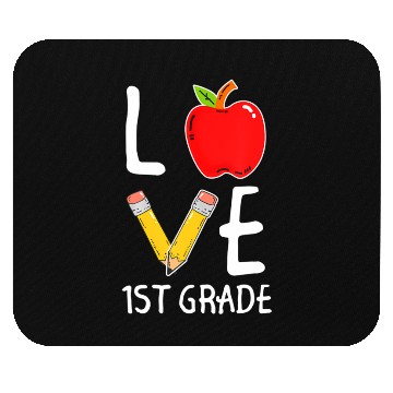 Discover Love 1st Grade Teachers Back To School Mouse Pads