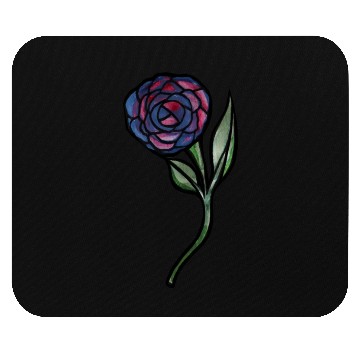 Discover Purple and Pink Rose Mouse Pads
