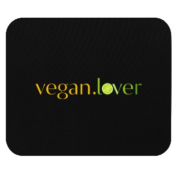 Discover Vegan lover lime Mouse Pads