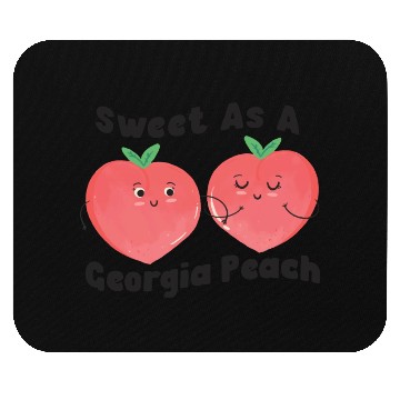 Discover Sweet As A Georgia Peach Cute Funny Southern Mouse Pads