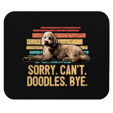 Discover Funny Goldendoodle Dog Dad Doodle Mom Animal Dog Mouse Pads