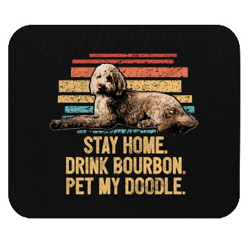Discover Pet My Doodle Retro Goldendoodle Dog Dad Doodle Mouse Pads