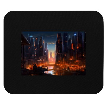 Discover Chicago Cyber Punk Mouse Pads