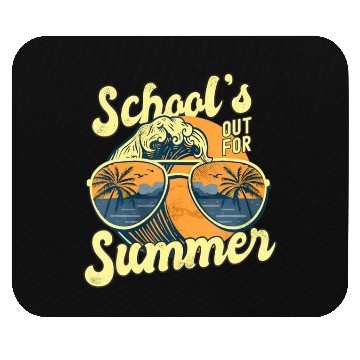 Discover Schools Out For Summer For Teacher Cool Last Day V Mouse Pads