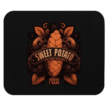 Discover Sweet Potato is My Spirit Vegetable Mouse Pads