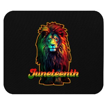 Discover Juneteenth Lion Mouse Pads