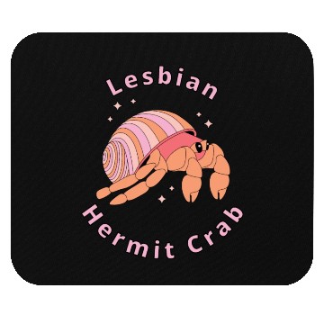 Discover Lesbian Hermit Crab Mouse Pads