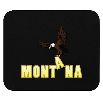 Discover Bald Eagle Bird In Montana Mouse Pads