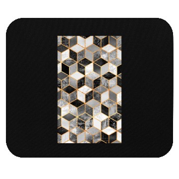 Discover Soft Cube Black Mouse Pads