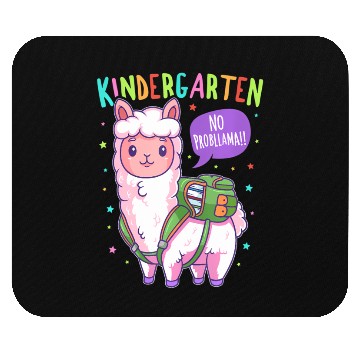 Discover Llama Kindergarten No Probllama Back To School Mouse Pads