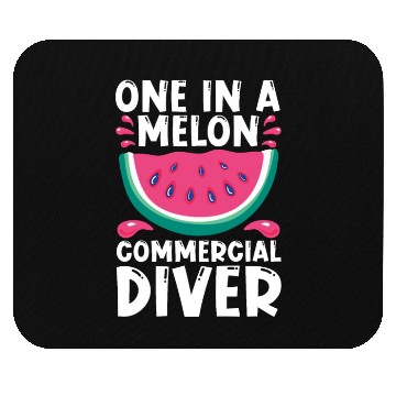 Discover Diving Diver Melon Commercial Diving Mouse Pads