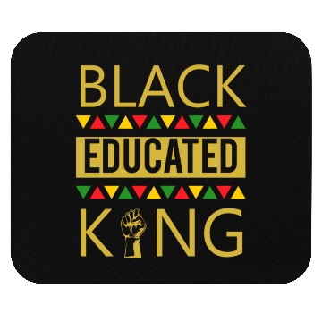 Discover Black Educated King Black African American Mouse Pads