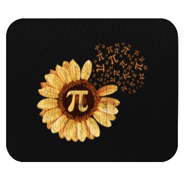 Discover Pi Pi Day Sunflower Attire Math Mouse Pads