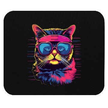 Discover 80s Cat Style Mouse Pads