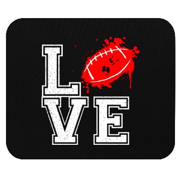 Discover I Love Football Mouse Pads