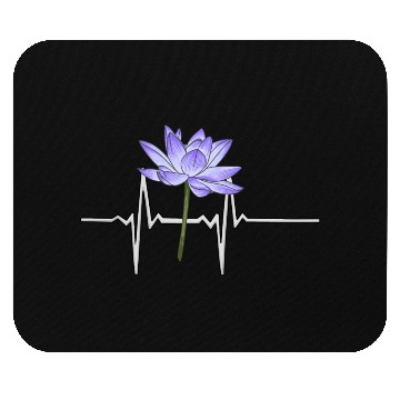 Discover Purple Flower Gardener Mouse Pads