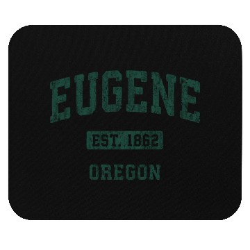 Discover Eugene Oregon Or Athletic Sports Mouse Pads