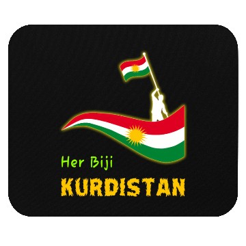 Discover Kurdishkurd Kurdistan Flag Mouse Pads